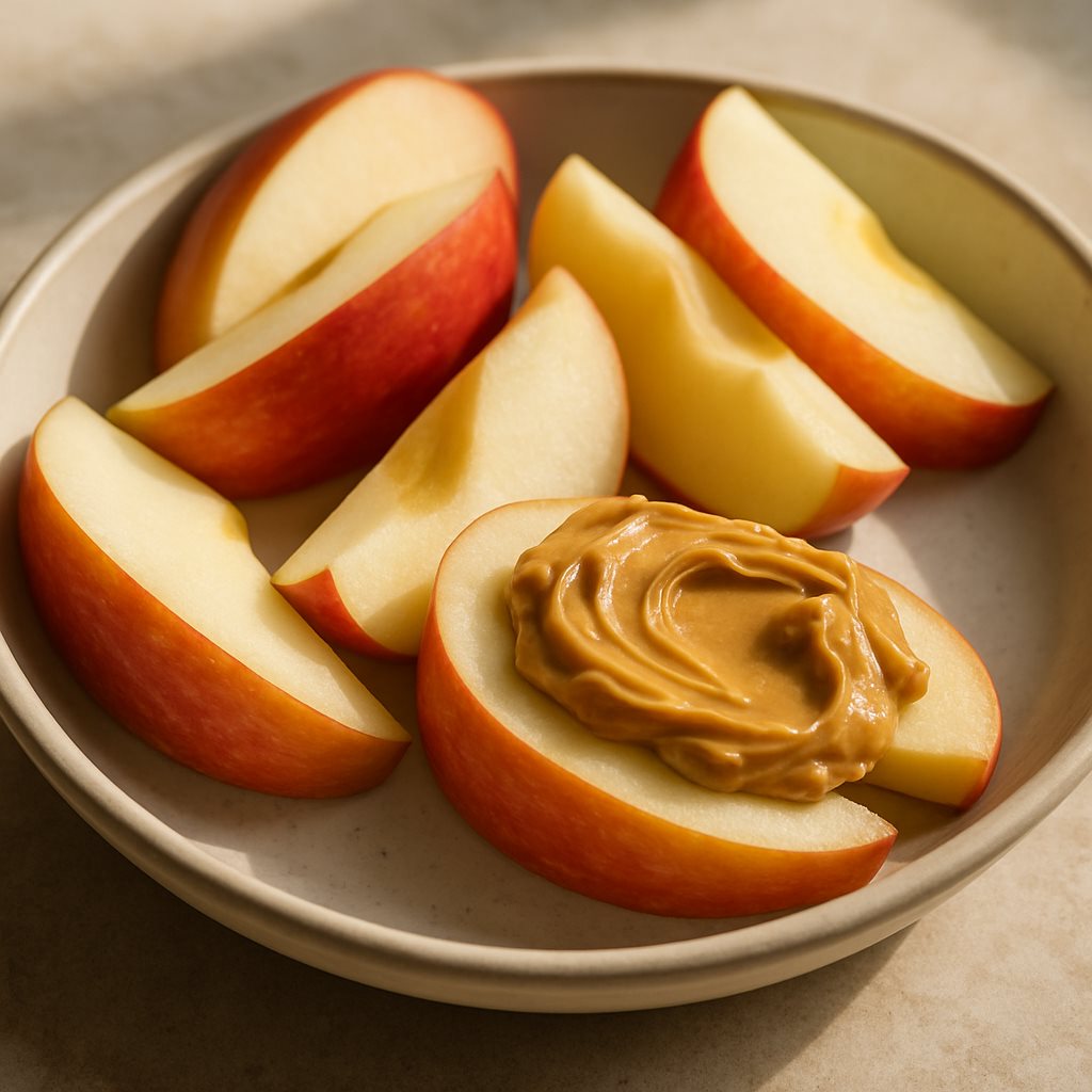 Apple Slices with Peanut Butter