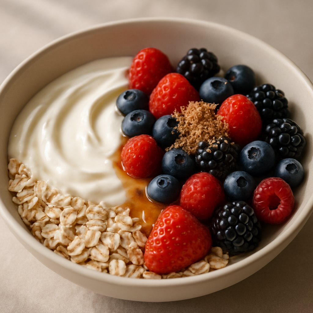 Oat & Berry Bowl with Yogurt