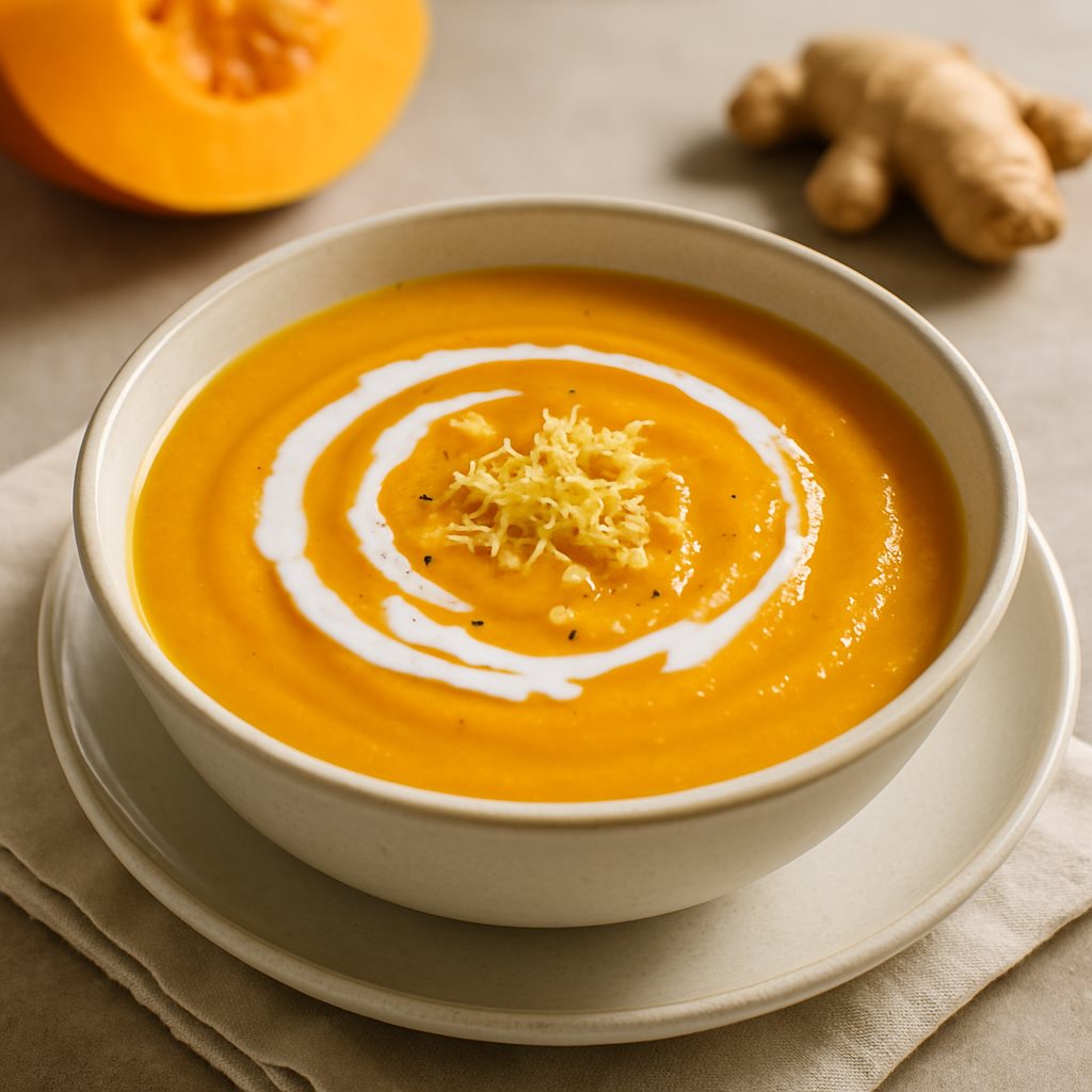 Pumpkin Soup with Ginger